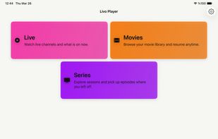 Livo Player screenshot 1
