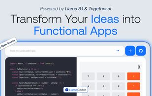 LlamaCoder screenshot 1