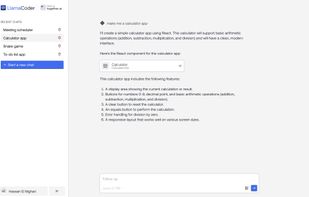 LlamaCoder screenshot 3