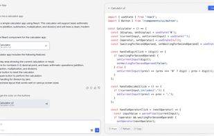 LlamaCoder screenshot 2
