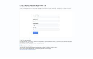 LLMPriceHub screenshot 1