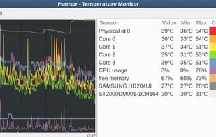 Lm-Sensors screenshot 1