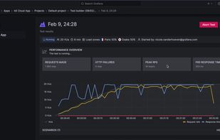 Grafana Cloud k6 screenshot 1
