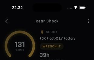 Set up components with manufacturer service intervals.
