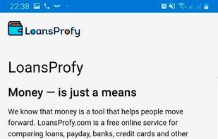 LoansProfy screenshot 1