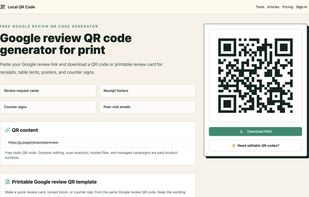 Local QR Code screenshot 1