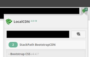 LocalCDN screenshot 1