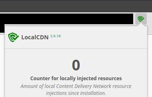 LocalCDN screenshot 1