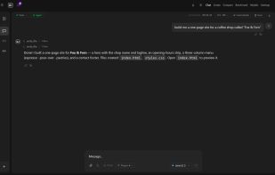 Agent mode running a task step by step