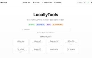 locallytools home page