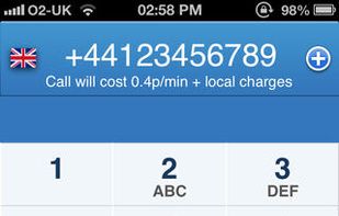 Localphone screenshot 1