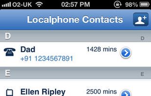 Localphone screenshot 1