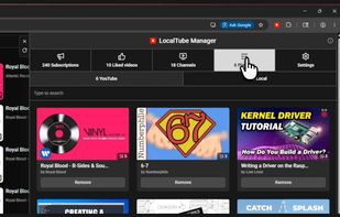 LocalTube Manager screenshot 1