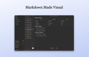 Markdown notes