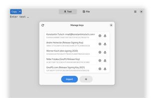 Lock GnuPG screenshot 2