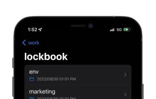 Lockbook screenshot 1