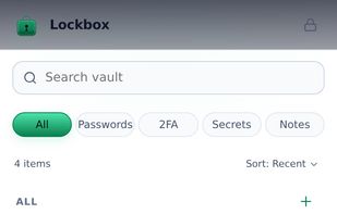 Lockbox Password Manager screenshot 1