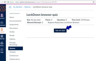 LockDown Browser screenshot 1