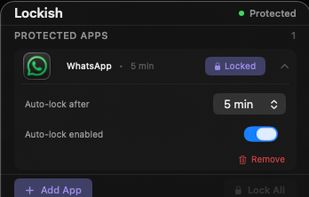 Lockish screenshot 1