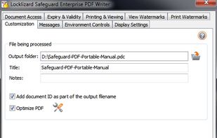 Locklizard Safeguard PDF Writer 2