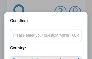 Here, you select the region for your question — at the country, state/prefecture, or city level.
You can choose any level you prefer, but no matter what you select, only real locals from that specific region are allowed to answer your question.
