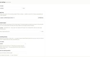 Per-project privacy: input masking by default, origin allowlist, key rotation.