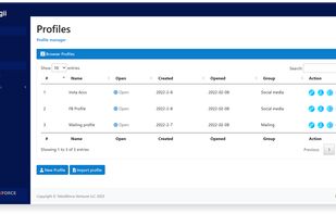 Create multiple profiles with individual environment