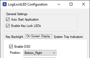 Customization of the On-Screen Display