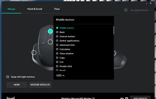 Logitech Options screenshot 2