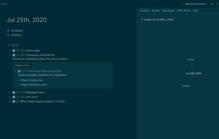 Logseq screenshot 1