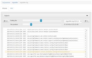 logsniffer screenshot 1