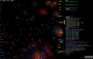 Logstalgia screenshot 1