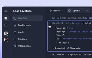 Better Stack Telemetry screenshot 1