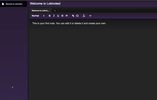 Main Application Page