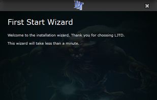 First Start Wizard