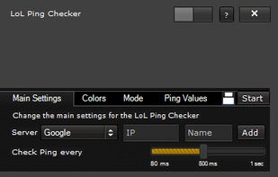 LoL Ping Checker screenshot 1