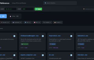 LOLBins Reference screenshot 1