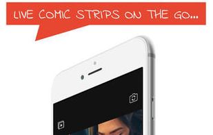 To begin sharing, press and hold the button to quickly record yourself and the world around. 