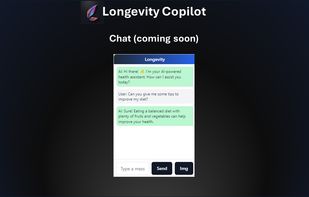 Longevity Copilot Chat