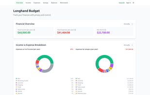 Longhand Budget screenshot 1