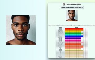 LooksMaxx Report screenshot 3