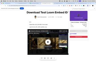 Loom Video Downloader screenshot 1