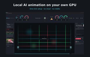 Main window with live GPU and render stats