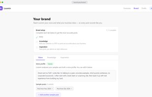 Industry Brain - Brand training page