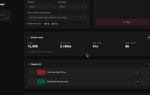 Stream stats: views, watch time and subscribers gained