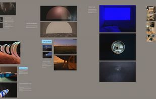 Dark tones and fast layouts for visual research