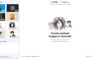 Loras.dev screenshot 2