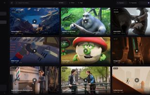 Video results that feature preview-on-hover.