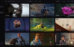 Video results that feature preview-on-hover.