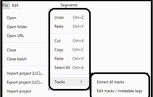 LosslessCut screenshot 3